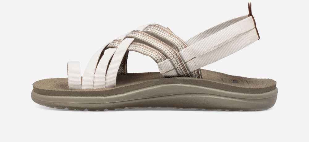 Sandalias Teva Voya Strappy Mujer Blancos | México-6312