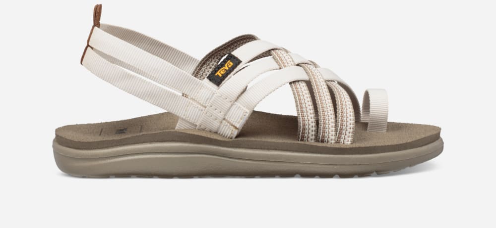 Sandalias Teva Voya Strappy Mujer Blancos | México-6312