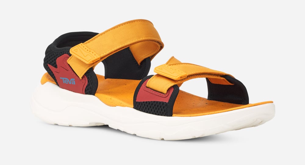 Sandalias Teva Zymic Hombre Dorados Naranjas | México-9087