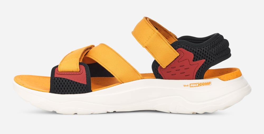 Sandalias Teva Zymic Hombre Dorados Naranjas | México-9087