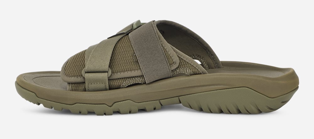 Sandalias de Diapositivas Teva Hurricane Verge Mujer Verde Oliva | México-3240