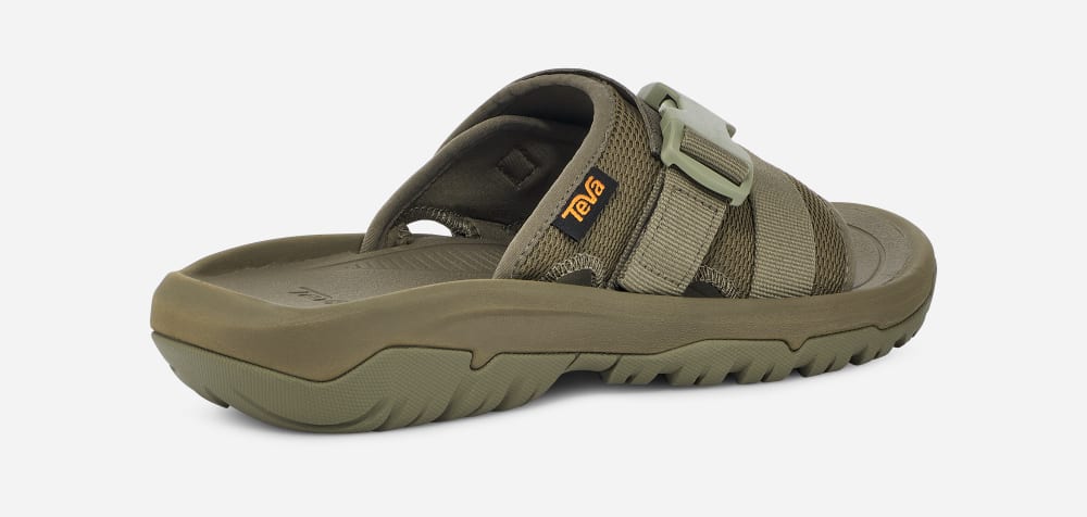 Sandalias de Diapositivas Teva Hurricane Verge Hombre Verde Oliva | México-3679