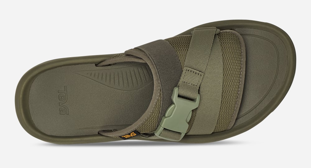 Sandalias de Diapositivas Teva Hurricane Verge Hombre Verde Oliva | México-3679