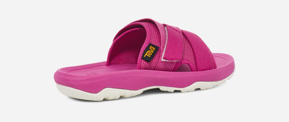 Sandalias de Diapositivas Teva Hurricane Verge Niños Rosas Morados | México-5418