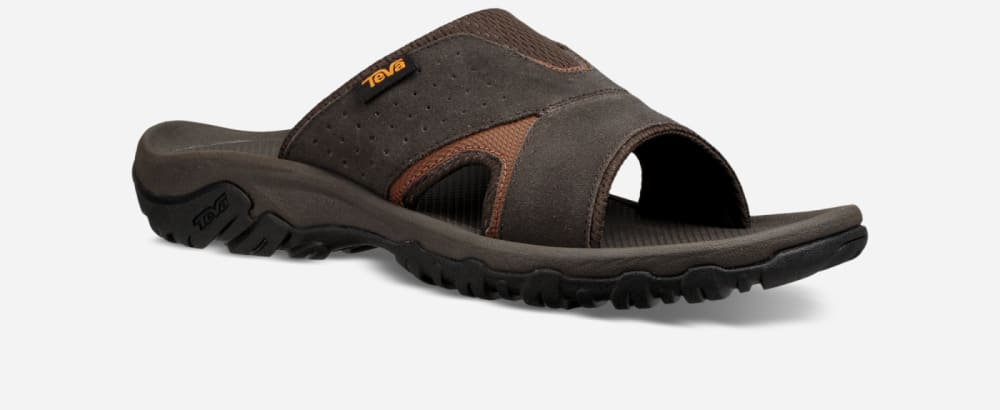 Sandalias de Diapositivas Teva Katavi 2 Hombre Marrom | México-7964