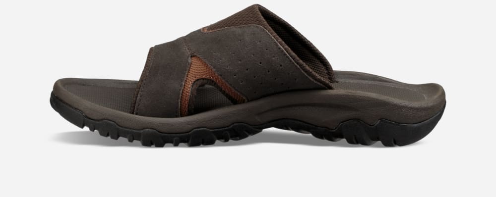 Sandalias de Diapositivas Teva Katavi 2 Hombre Marrom | México-7964