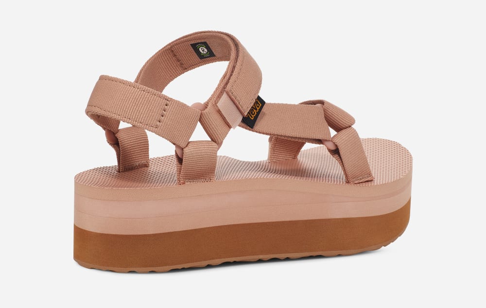 Sandalias de Plataforma Teva Flatform Universal Mujer Marrom | México-7548