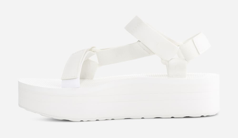 Sandalias de Plataforma Teva Flatform Universal Mujer Blancos Claro | México-8591