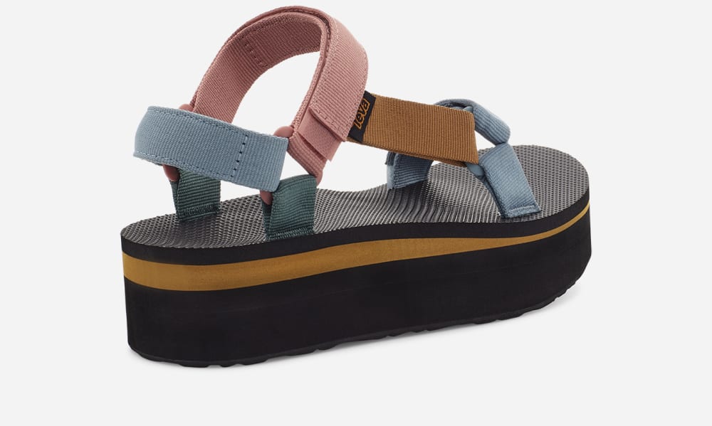 Sandalias de Plataforma Teva Flatform Universal Hombre Multicolor Claro | México-9863