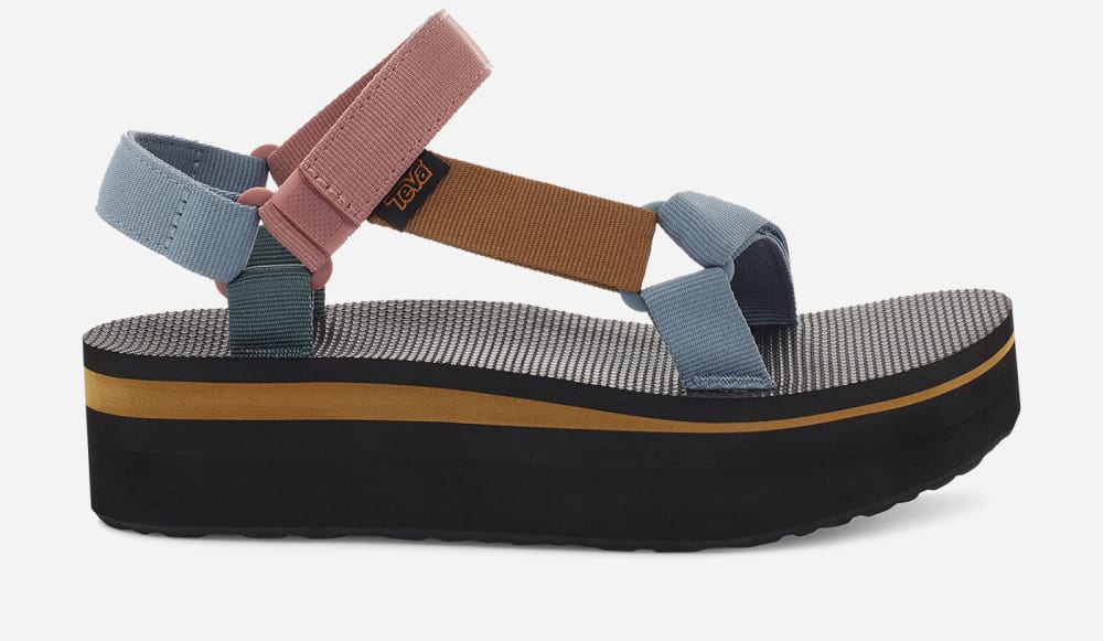 Sandalias de Plataforma Teva Flatform Universal Hombre Multicolor Claro | México-9863