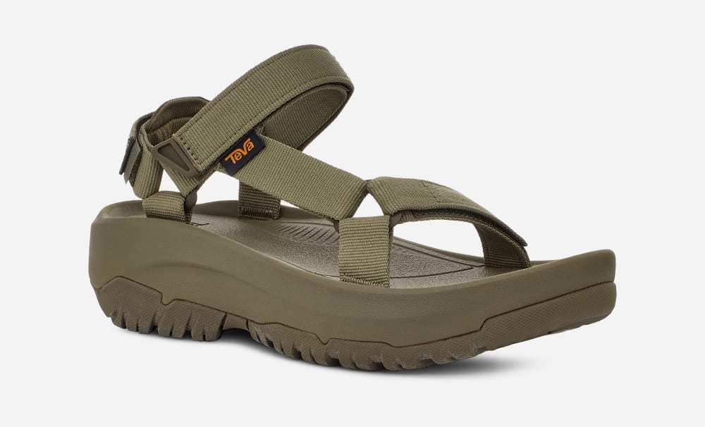 Sandalias de Plataforma Teva Hurricane Xlt2 Ampsole Hombre Verde Oliva | México-1368