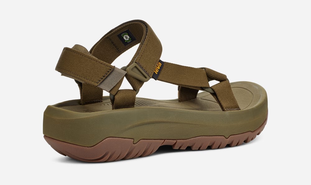 Sandalias de Plataforma Teva Hurricane Xlt2 Ampsole Mujer Verde Oliva Oscuro | México-5164