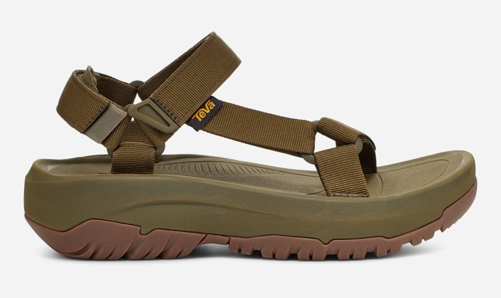 Sandalias de Plataforma Teva Hurricane Xlt2 Ampsole Mujer Verde Oliva Oscuro | México-5164