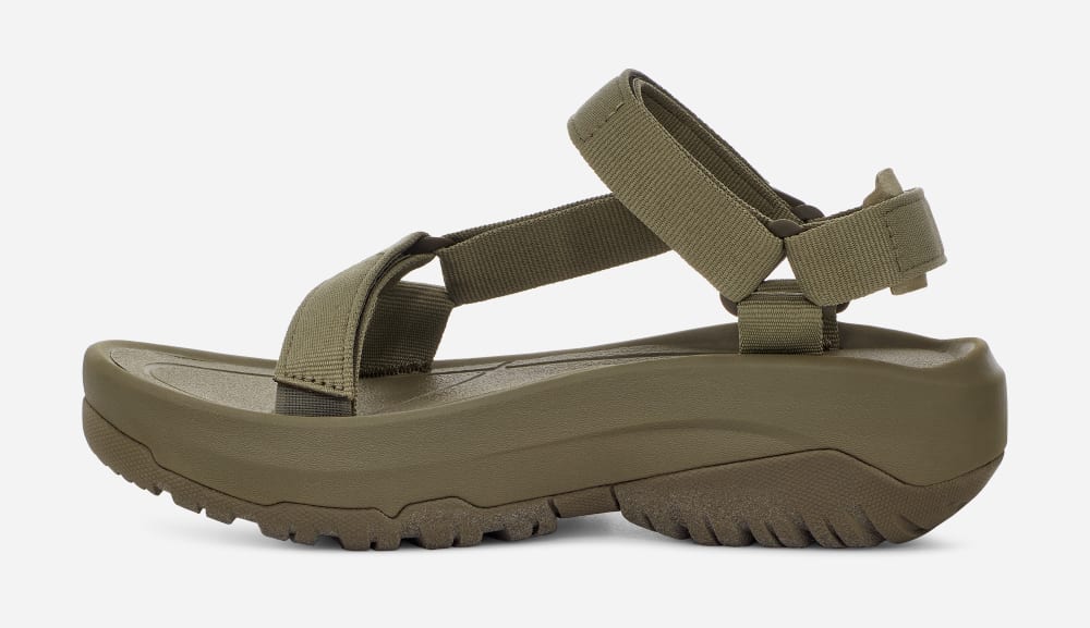 Sandalias de Plataforma Teva Hurricane Xlt2 Ampsole Mujer Verde Oliva | México-7831