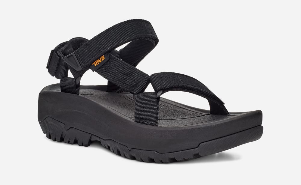 Sandalias de Plataforma Teva Hurricane Xlt2 Ampsole Mujer Negros | México-9876