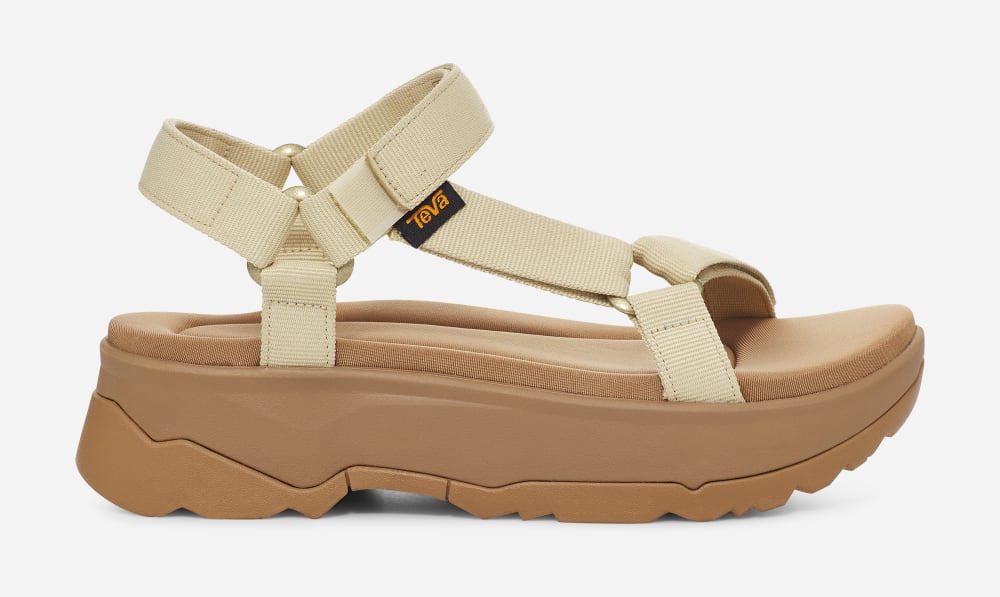 Sandalias de Plataforma Teva Jadito Universal Mujer Beige | México-9352