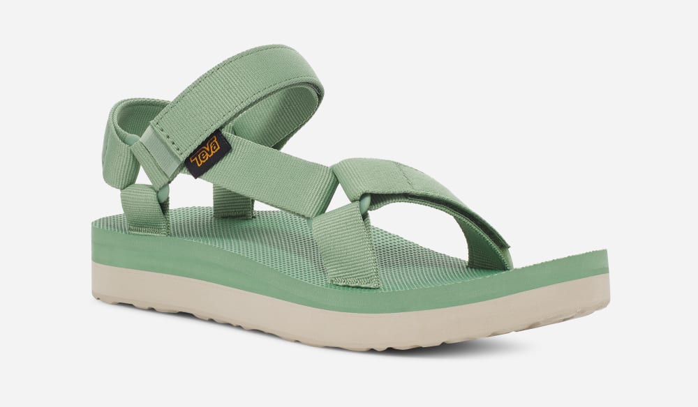 Sandalias de Plataforma Teva Midform Universal Mujer Verdes | México-0978