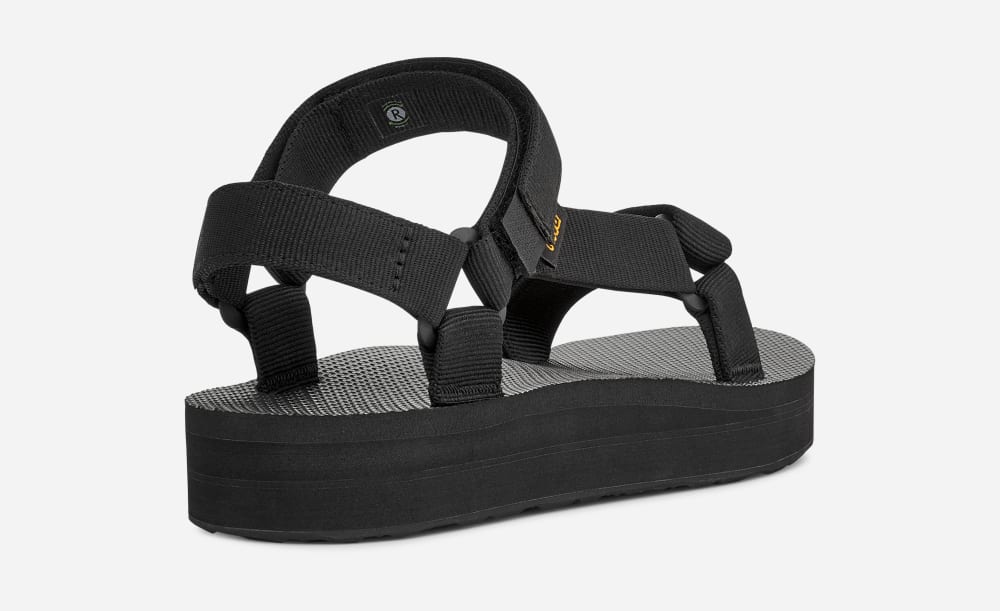 Sandalias de Plataforma Teva Midform Universal Hombre Negros | México-3198