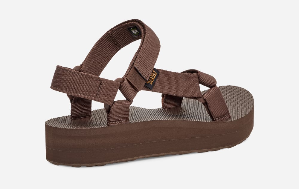 Sandalias de Plataforma Teva Midform Universal Mujer Marrom | México-9078