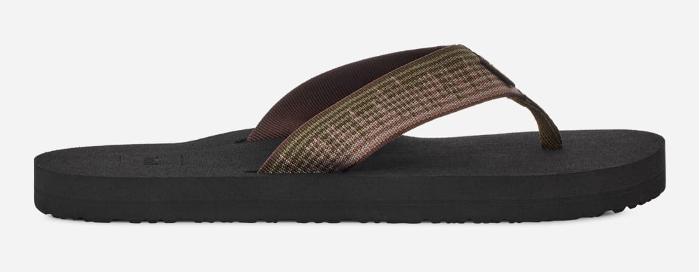 Chanclas Teva Mush II Hombre Verde Oliva Oscuro | México-8149