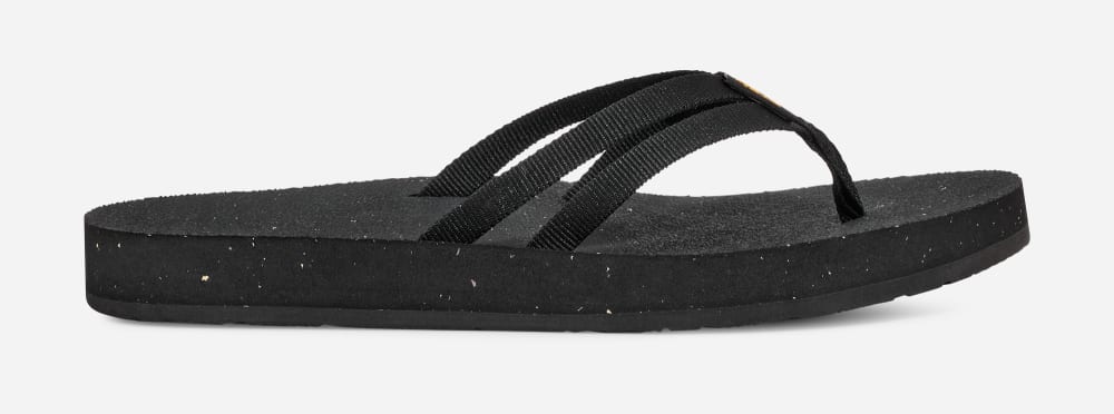 Chanclas Teva W Reflip Strappy Mujer Negros | México-6439