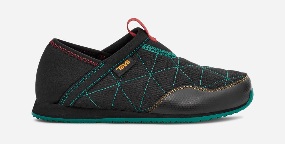 Mocassins Teva ReEMBER Niños Negros Verdes | México-9518