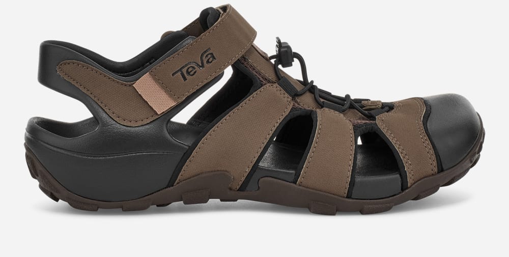 Sandalias Senderismo Teva Flintwood Hombre Cafes | México-9740