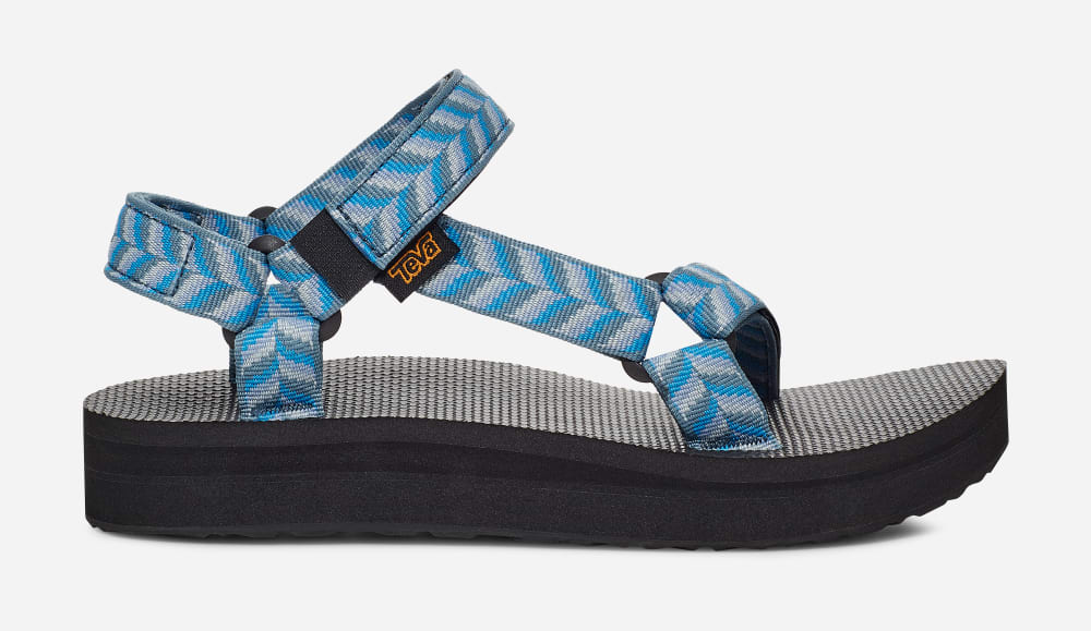 Sandalias Teva Midform Universal Mujer Azules | México-3148