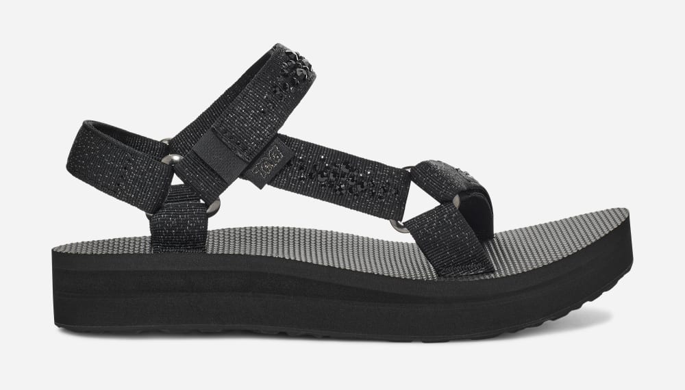 Sandalias Teva Midform Universal Mujer Negros | México-9143