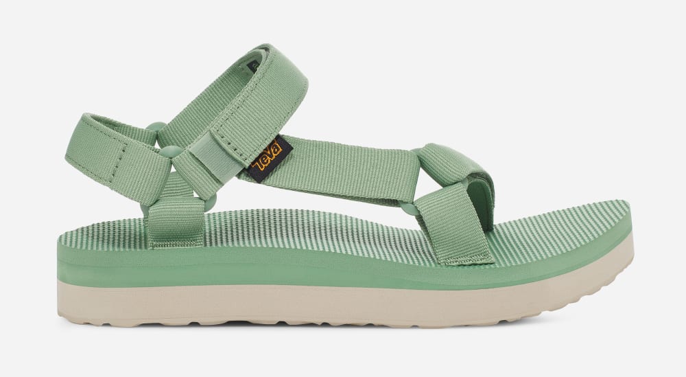 Sandalias de Plataforma Teva Midform Universal Mujer Verdes | México-0978