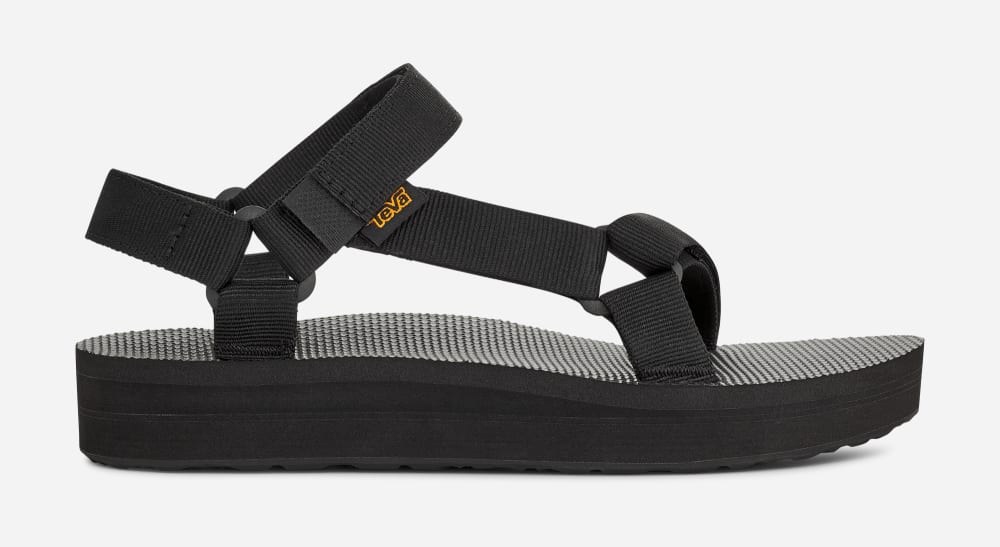 Sandalias de Plataforma Teva Midform Universal Hombre Negros | México-3198